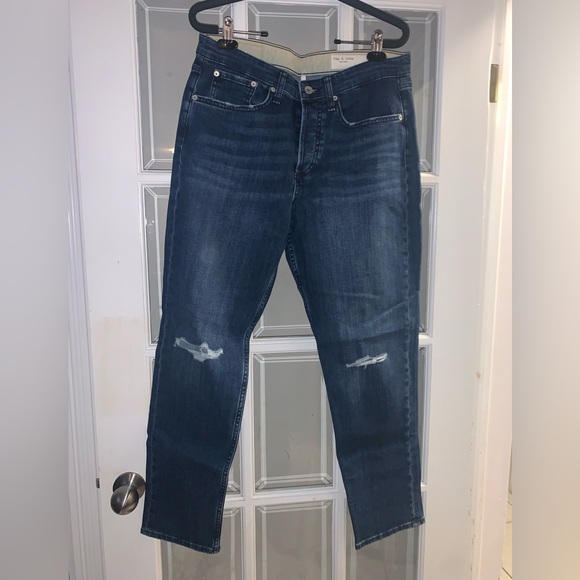 Rag & Bone Mid-rise boyfriend Jeans sz 28 - Picture 3 of 5